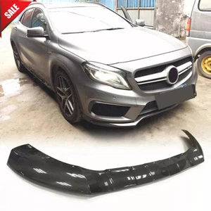Für Mercedes Benz X156 GLA45 2015-2016 Echt Carbon Front Stoßstange Lippe Spoiler - Bild 1 von 12