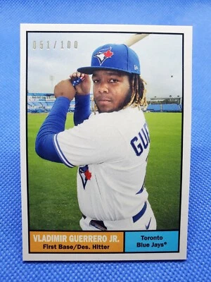 2022 Topps Transcendent VLADIMIR GUERRERO JR. 1961 card #/100 TORONTO BLUE JAYS - Image 1 of 3