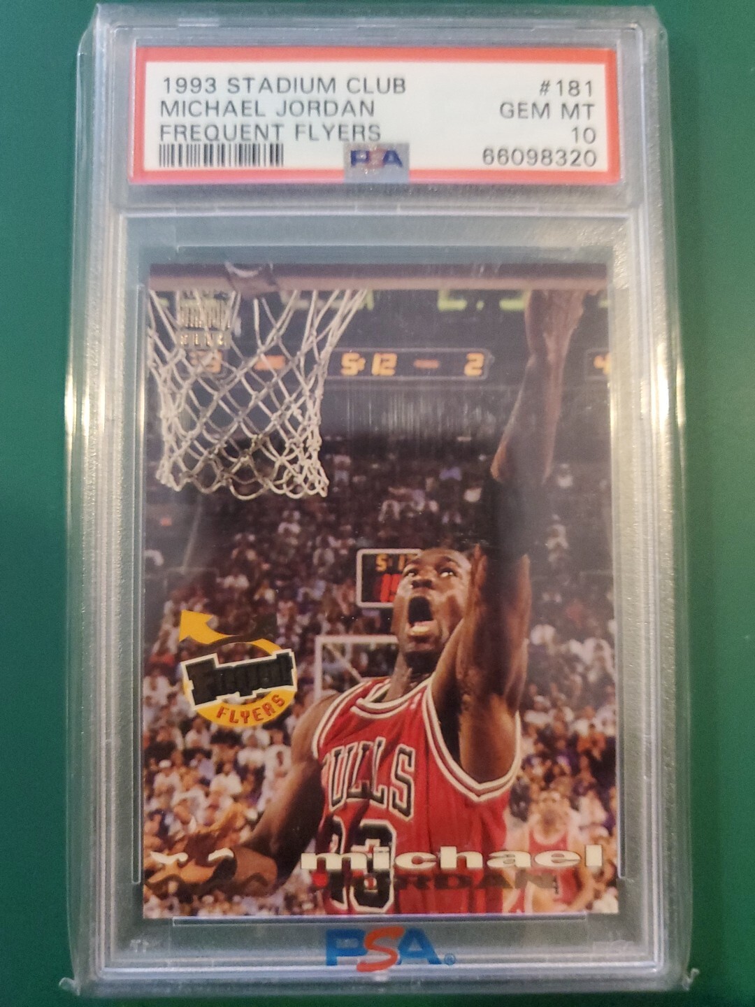 michael jordan topps stadium club frequent flyers