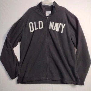 Old Navy Jacket Boys 2XL Black Full-Zip Logo Comfort Outdoor - Picture 1 of 5