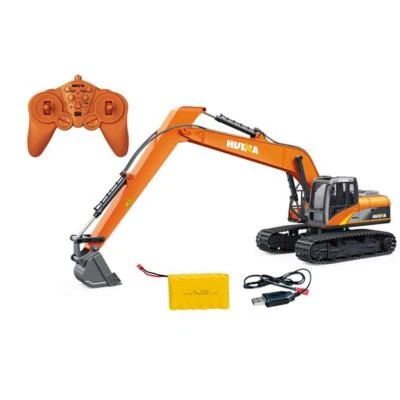 HUINA 1/14 1551 RC Excavator Model Toys 2.4G Remote Control 400MAH Battery Gifts - Image 1 of 2