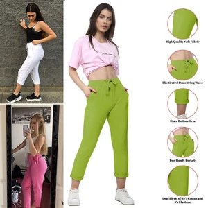 Ladies Tracksuit Bottoms Womens Joggers Trousers Jogging Gym Pants Lounge Wear - Picture 1 of 29