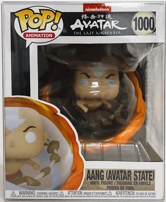 Funko Pop! Avatar The Last Airbender 6 Inch Aang Avatar State #1000 w/Protector