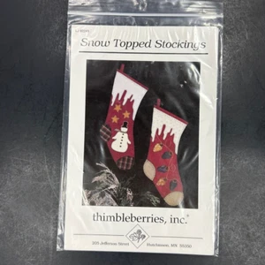 Thimbleberries Snow Topped Stockings Sewing Pattern LJ92249 - Picture 1 of 2