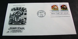 US Stamp FDC Scott# 2911,2912 Juke Box 1995 Used L758 - Picture 1 of 1