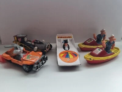 Corgi Car Toys Bundle, Popeye x2, Cat Tom, DC Penguin, Bugs Bunny - Image 1 of 4