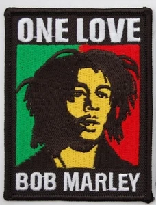50 Pcs ONE LOVE BOB Embroidered Patches 3.5"x2.5" iron-on - Picture 1 of 1