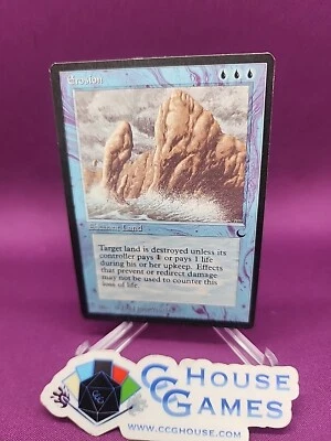 Erosion The Dark Misprint Crimp MTG Magic Vintage Old School *CCGHouse* - Image 1 of 4