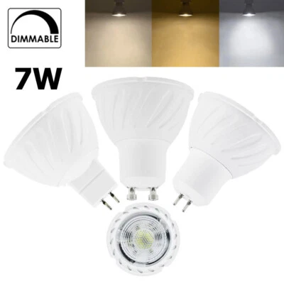 Dimmbarer LED-Strahler 7W Spot für Zimmer Halogenlampen-Ersatzlampe COB - Bild 1 von 4