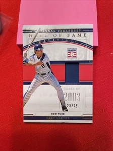National Treasures Hall of Fame Materials 2020 HFM-GC Gary Carter 23/25 - Imagen 1 de 2