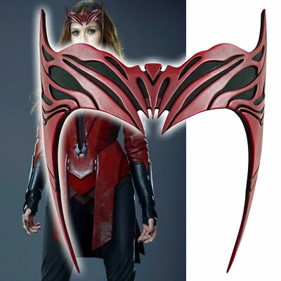 Cosplay Wanda Scarlet Witch Helmet Crown Superhero Maximoff Mask Masquerade Prop - Image 1 of 4