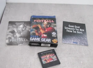 Joe Montana Football Sega Game Gear Boxed Complete With Manual Tested PAL - Picture 1 of 9