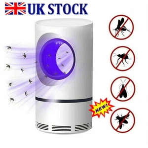 Electric Insect Repeller Mosquito Killer Lamp Bug Zapper Fly Catcher Trap USB BL - Picture 1 of 13