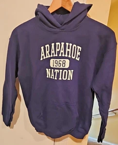 Vintage YMCA Arapahoe Nation Indian Guides/Princesses Hoodie Heavy Blend - Picture 1 of 5