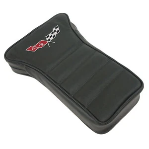 Corvette C3 Center Armrest Embroidered Green Leather 1979 - Picture 1 of 7