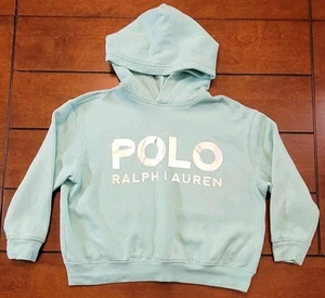 Polo Ralph Lauren Youth Girl’s Hoodie Light Green/Mint Size Medium 8-10 - Picture 1 of 9