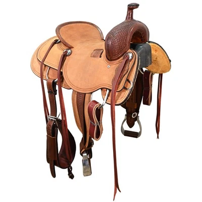 New! 15.5" Scott Thomas Ranch Cutting Saddle Code: STSRC700155 - Image 1 of 4