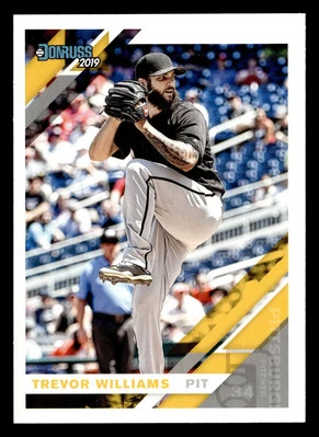 Trevor Williams 2019 Donruss #102 Pittsburgh Pirates - Image 1 of 2