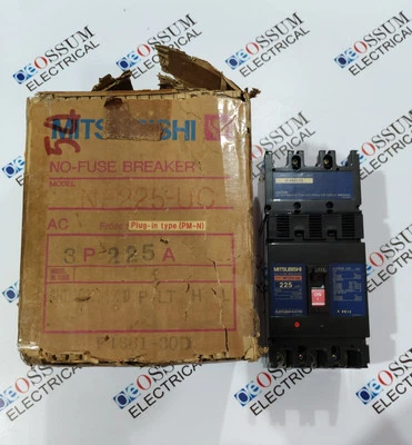 INTERRUPTOR DE CIRCUITO MITSUBISHI ELÉCTRICO NF225-UC 225A 440VAC 65KA ENVÍO RÁPIDO Foto 1 de 4