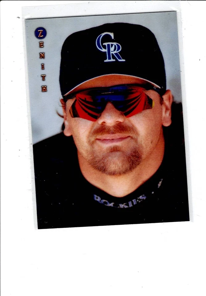 1997 Pinnacle Zenith Larry Walker - Colorado Rockies - Image 1 of 2