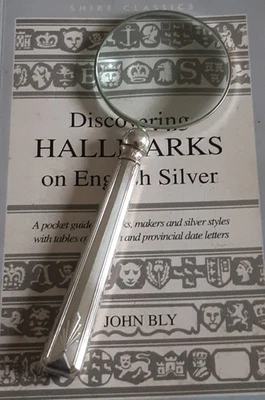 Lupa Henry Wigfull Sheffield 1936 Hallmarked cabo de prata - Imagem 1 de 4