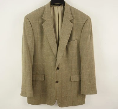 Abrigo deportivo Jos A Bank seda lana cachemir lino para hombre 43R espiga ventana Foto 1 de 4