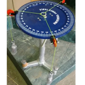 Mesa de Fuerza Equilibrio de Fuerzas Aparato Física Peso - Imagen 1 de 5