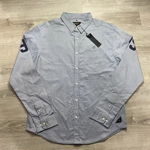 10.DEEP 95' Men’s Oxford Long Sleeve Button Up Shirt Blue Size XL NWT $96 Retail - Picture 1 of 14