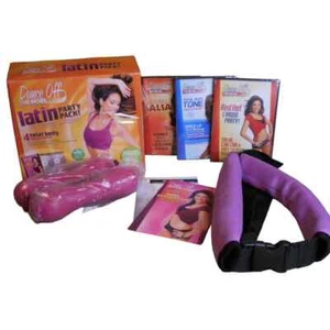 Dance Off the Inches Latin Party Pack 3 DVDs & 2 Salsa Bars Bonusgewichte - Bild 1 von 10