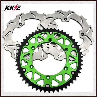 KKE Disc Rotors Rear 44T Sprocket Kit For KAWASAKI KX250F KX450F 06-14 Back Disc - Image 1 of 4