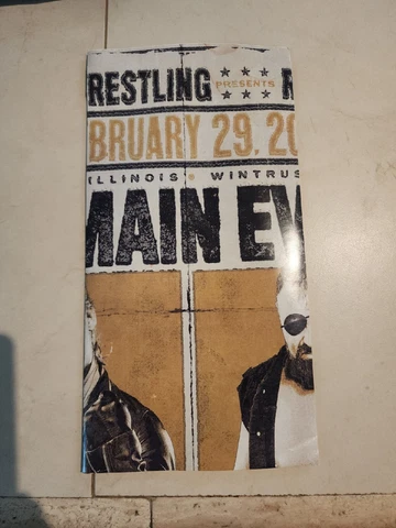 Pro Wrestling Crate Exclusive WWE ECW AEW 17" X 22" Poster Revolution Mox Jerich Cover