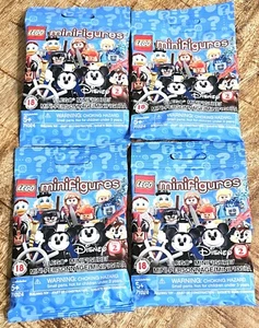 Lego 71024 Disney Serie 2 Minifiguras Bolsas Ciegas SELLADAS 4 PAQUETES Bolsas - Imagen 1 de 2