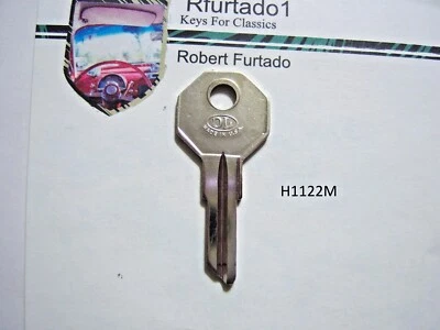 Заготовка для ключа для Chrysler 1931-32, Studebaker 1925-37, Willys, Checker (H1122M) - Изображение 1 из 2