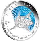 2011 Discover Australia, Dreaming Series, Great White Shark, 1oz Silver Proof 