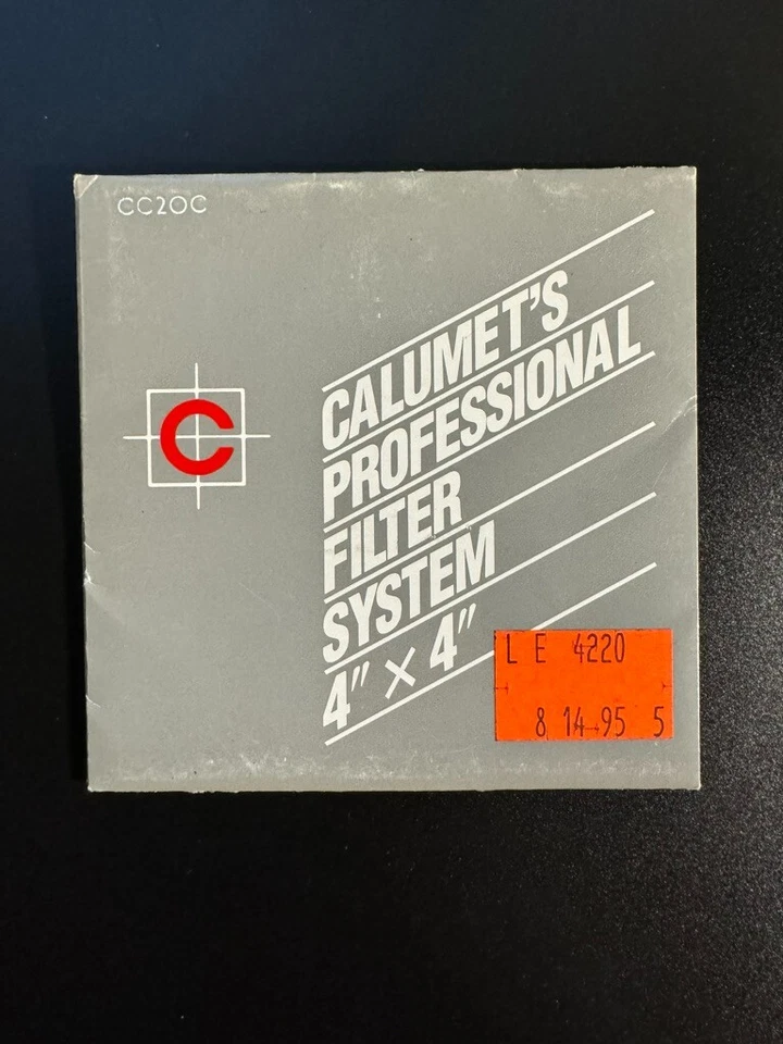 Calumet 4"x4" Professional Photography filter (CC20C) - Image 1 of 1