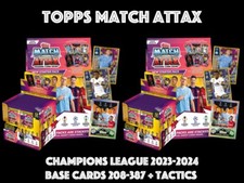 TOPPS MATCH ATTAX 2023/24 2024 CHAMPIONS LEAGUE BASE CARDS #208 - #307 TACTICS