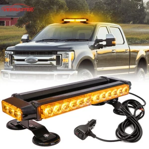 LED Warning Safety Beacon Strobe Emergency Lights Rooftop Traffic Advisor- Amber - Picture 1 of 9
