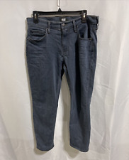 Paige Men's Federal Slim Straight Stretch Denim Dark Wash Jeans Size 32