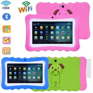 7" Kids Tablet Android 10 WiFi Bluetooth Dual Camera Educationl Games Tablet - Picture 1 of 21
