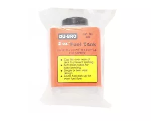 Dubro 2-Ounce 2 oz RC Remote Control Airplane Nitro / Gas Fuel Tank DUB402 - Picture 1 of 4