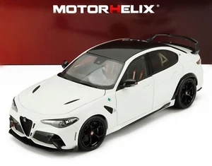 Motorhelix 1/18 Alfa Romeo Giulia GTAm mit Motor 2021 weiß met M89006 - Bild 1 von 16