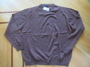 NWT Barneys New York 100% Cashmere Sweater Men's Light Brown Size XXL - Picture 1 of 4