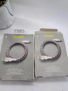 Heyday 6' USB-C to USB-C Fast Charging Silicone Cable - Picture 1 of 5