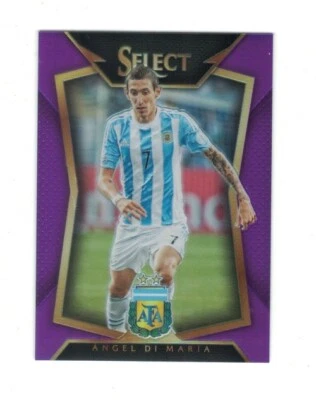 ANGEL DI MARIA 2015-16 Panini Select PURPLE PRIZM REFRACTOR #89/99 Argentina - Image 1 of 2