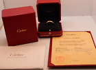 Unworn Cartier Love Band 18k Yellow Gold Size 62 3.5mm Wide *box/papers*