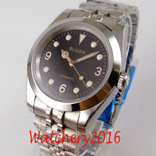 Automatic Watch for Men NH35 PT5000 Miyota Sapphire Crystal 39mm 36mm Black Dial