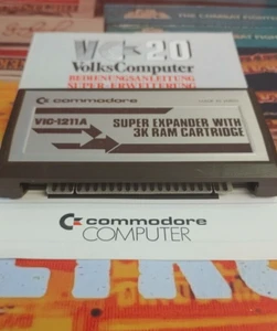 Super Expander + Módulo 3k Ram Commodore VC20 (1981) y Manual (funcionando) VIC-1211A - Imagen 1 de 3
