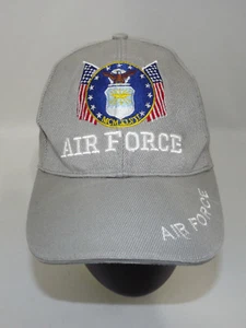 Cappello Berretto Regolabile Grigio Chiaro Aeronautica Militare Bandiera Taglia Adulto - Foto 1 di 6