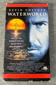 Waterworld VHS Kevin Costner 1995 90's Movie Sci-Fi Fantasy Letterbox Edition