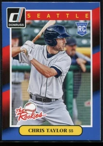 2014 Panini Donruss The Rookies Chris Taylor #97 RC Seattle Mariners - Picture 1 of 3
